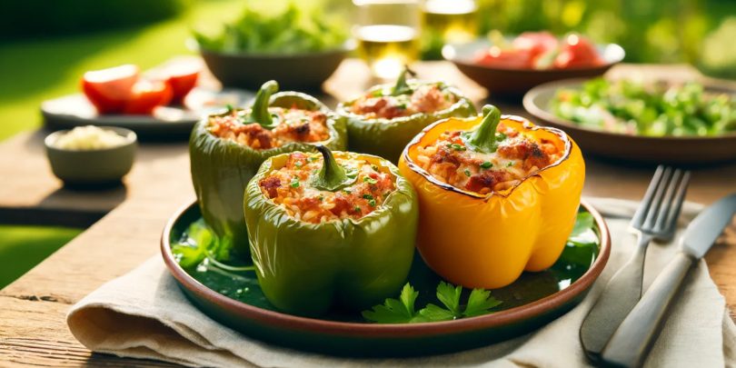 Feta Stuffed Peppers Recipe