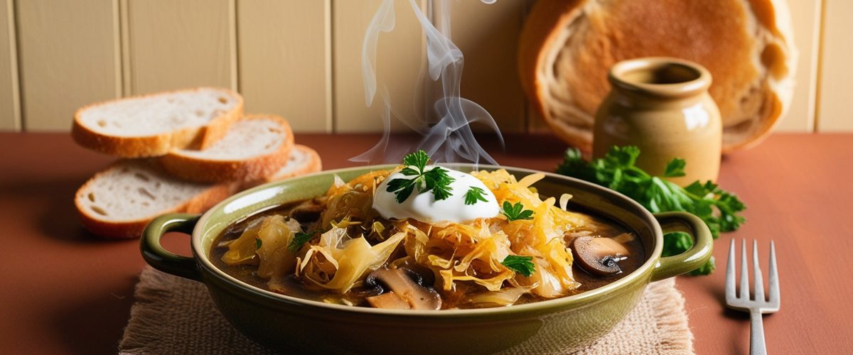 Sauerkraut with Mushrooms Recipe