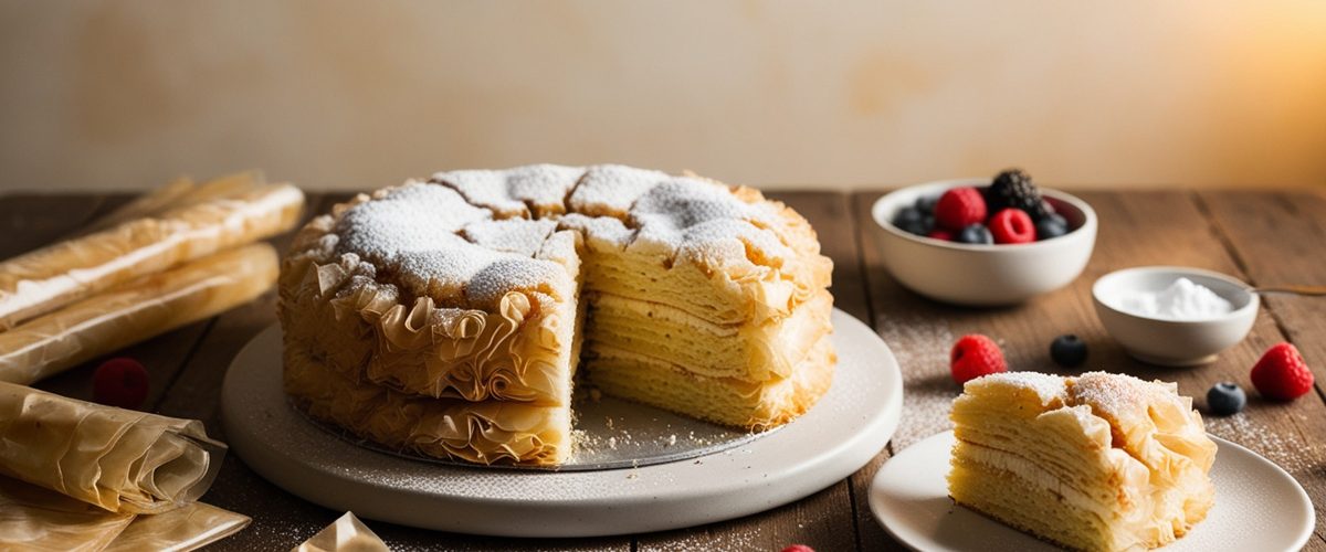 Tik Tok Phyllo Crinkle Cake Recipe