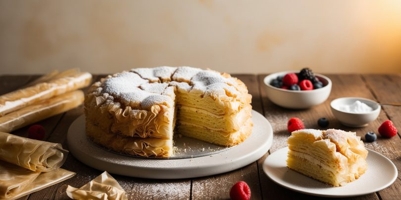 Tik Tok Phyllo Crinkle Cake Recipe