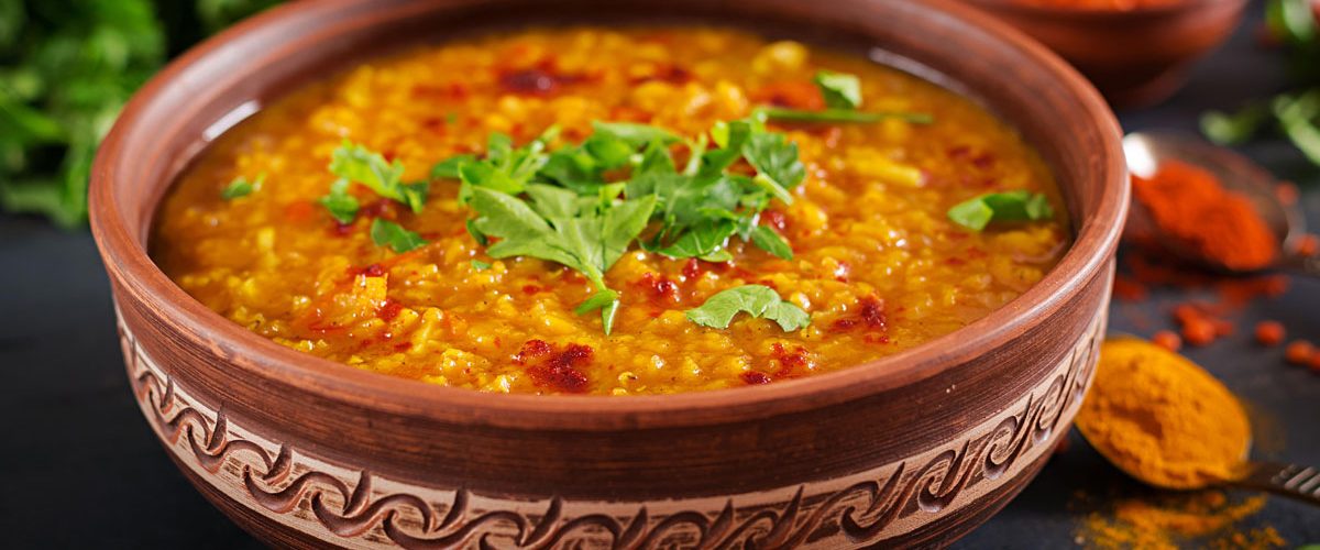 Lentil Curry with Traditional Flatbread