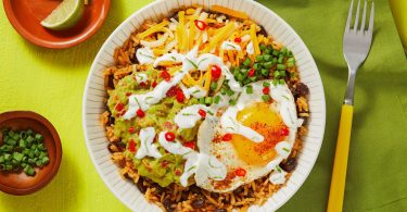 Mexican Rice and Egg Breakfast Bowl