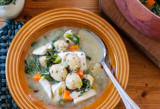 Cornmeal Dumpling Soup Recipe - Turkey Special