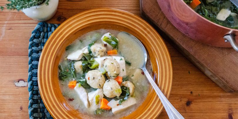 Cornmeal Dumpling Soup Recipe - Turkey Special